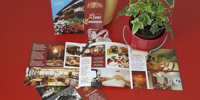 Realizzazione depliant Hotel Hotel Camoscio Marmolada
