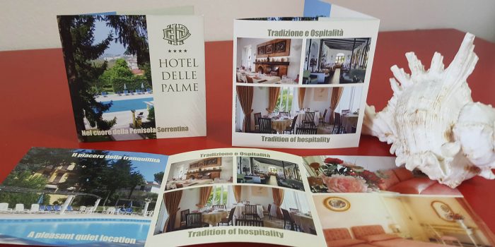 Realizzazione depliant Hotel delle Palme