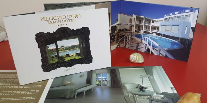 Realizzazione depliant Hotel Pellicano d'Oro Olbia