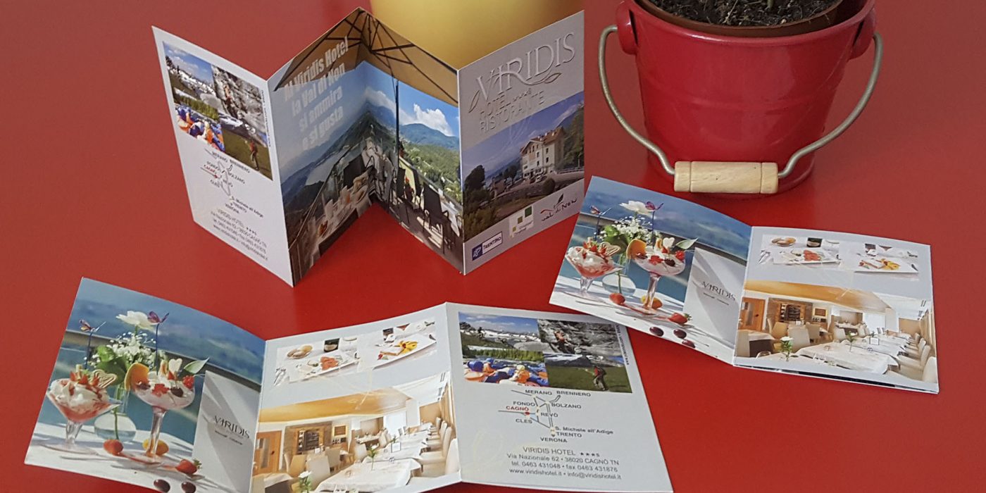 Realizzazione depliant Hotel Viridis Trento