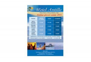 Realizzazione volantino Hotel Antille Marina Romea