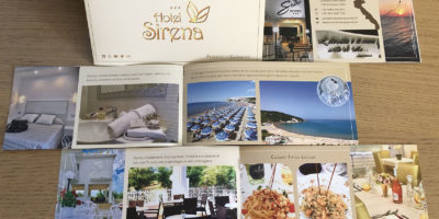 Realizzazione depliant Hotel Sirena Peschici